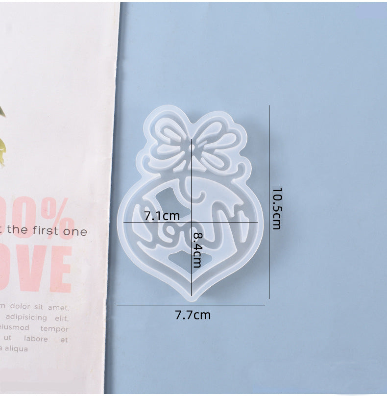 Christmas Series Decoration Pendant Silicone Resin Mold M-YMR-SDGP010