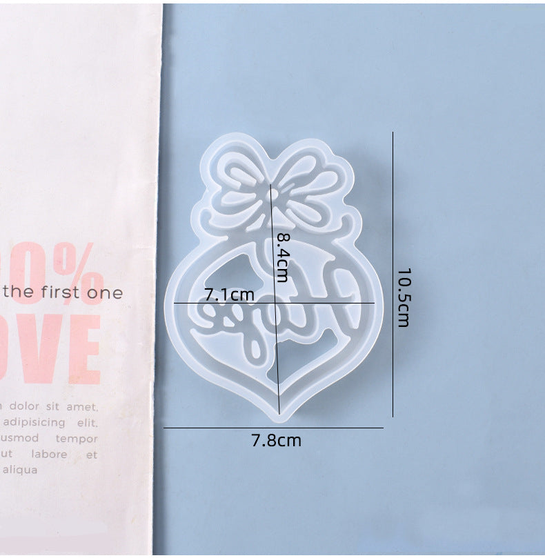 Christmas Series Decoration Pendant Silicone Resin Mold M-YMR-SDGP010