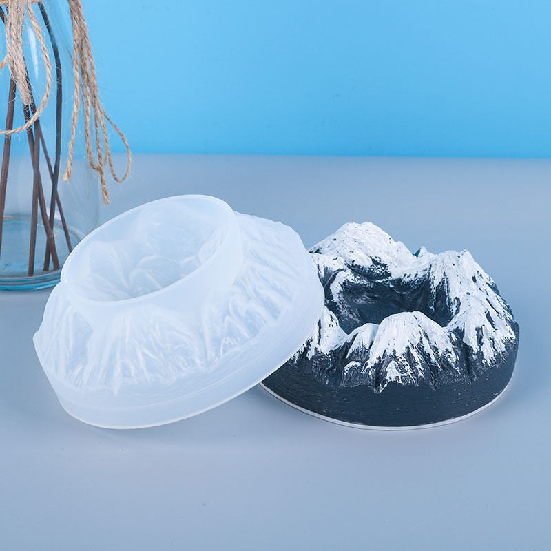 Miniature Mountain Mountain Peak Landscape Epoxy Resin Mold M-DGLY-SF001