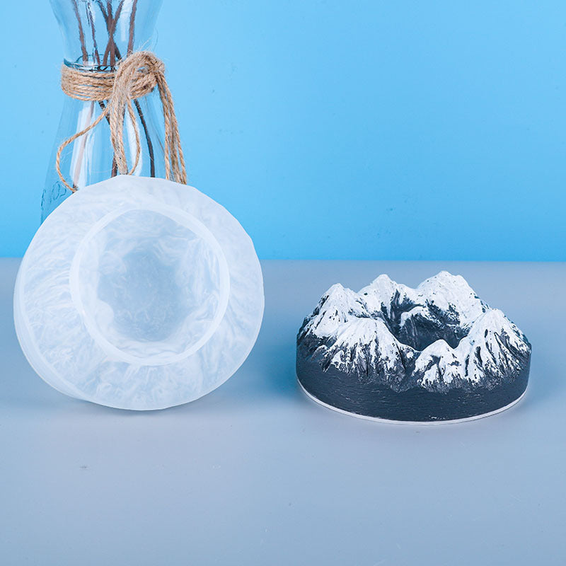 Miniature Mountain Mountain Peak Landscape Epoxy Resin Mold M-DGLY-SF001