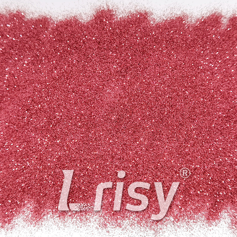 0.2mm Coral Red Professional Cosmetic Glitter For Lip Gloss, Lipstick FCH913