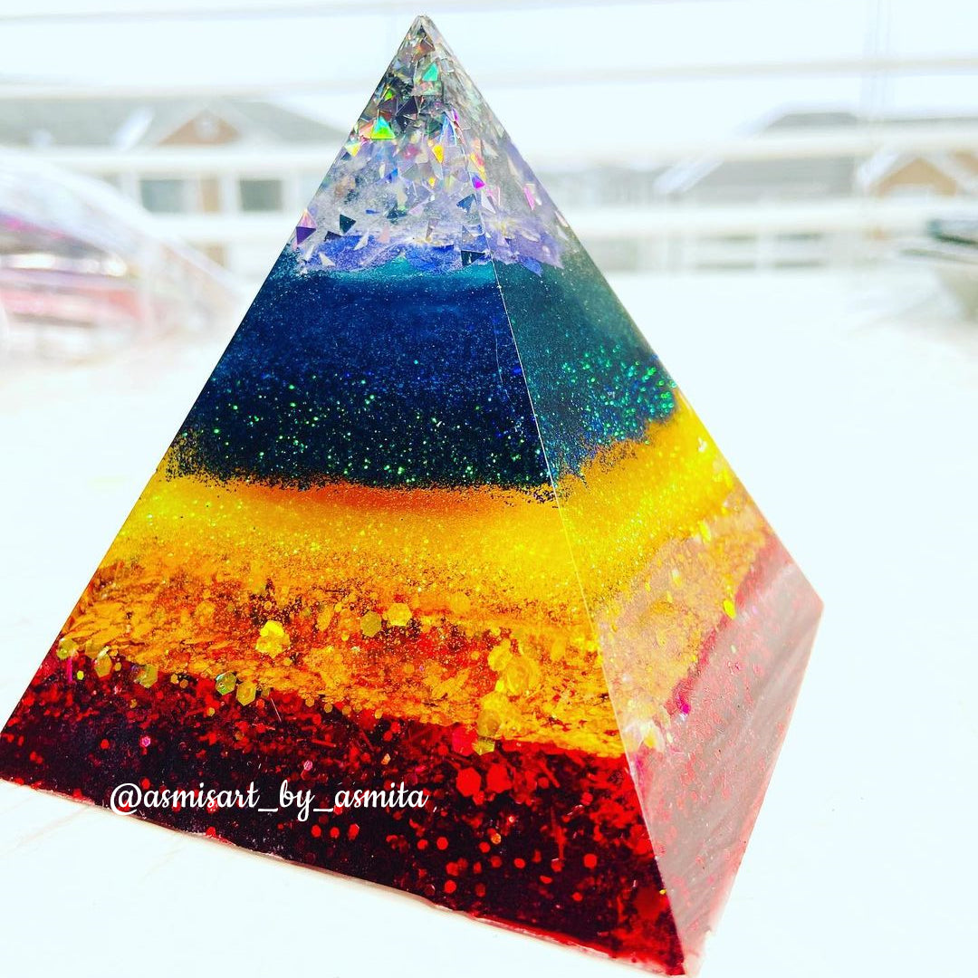 Pyramid Or Trigonal Tower Pack of 5 Silicone Resin Mold M-YMR-PTT001