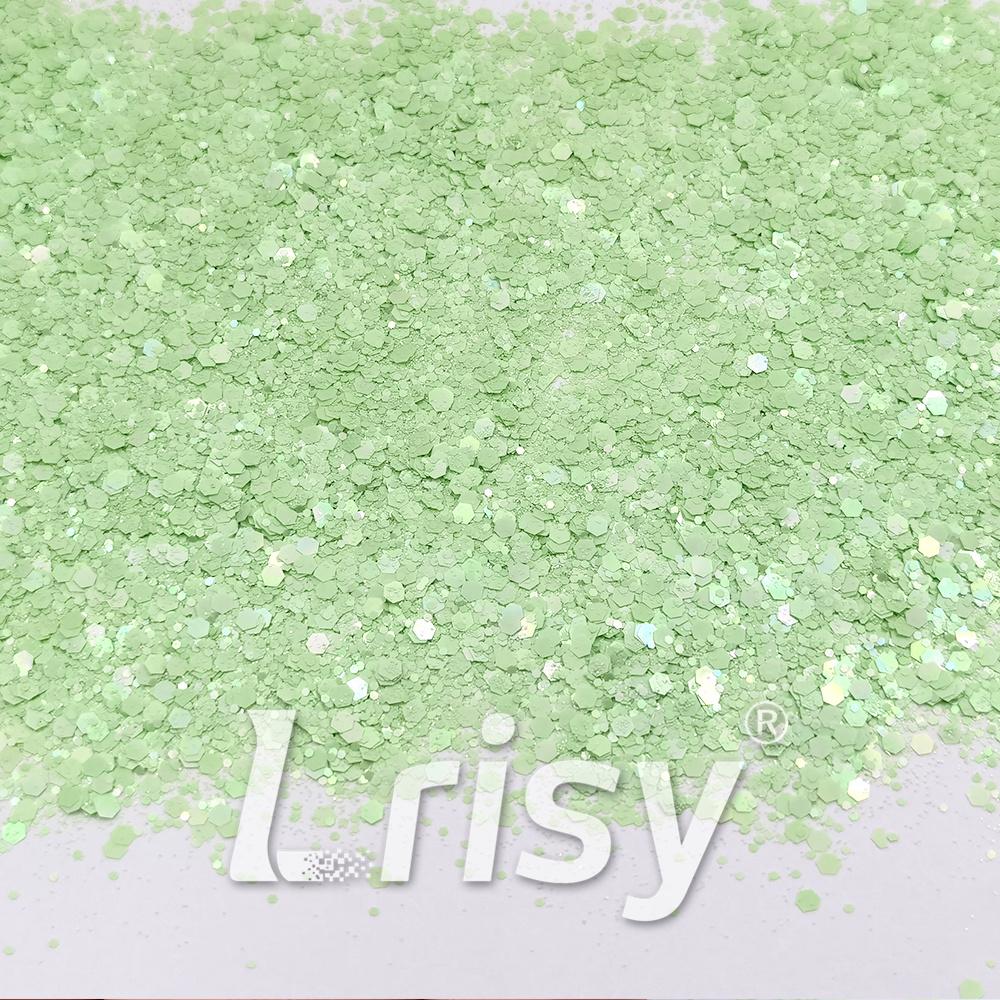 Macaron Color General Mixed Green Glitter FC-E8041