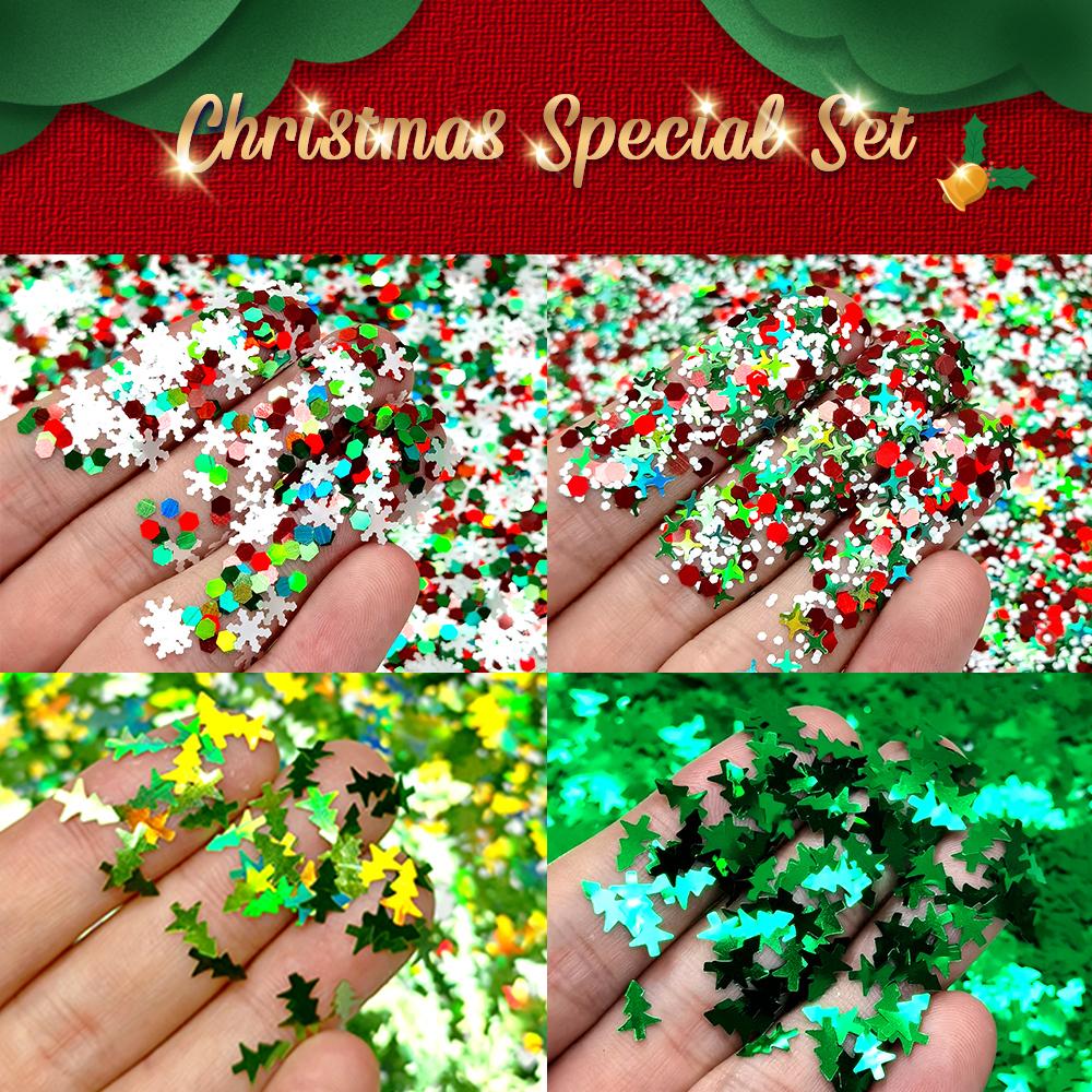 Lrisy Christmas Glitter Special Set/Kits Total 120g
