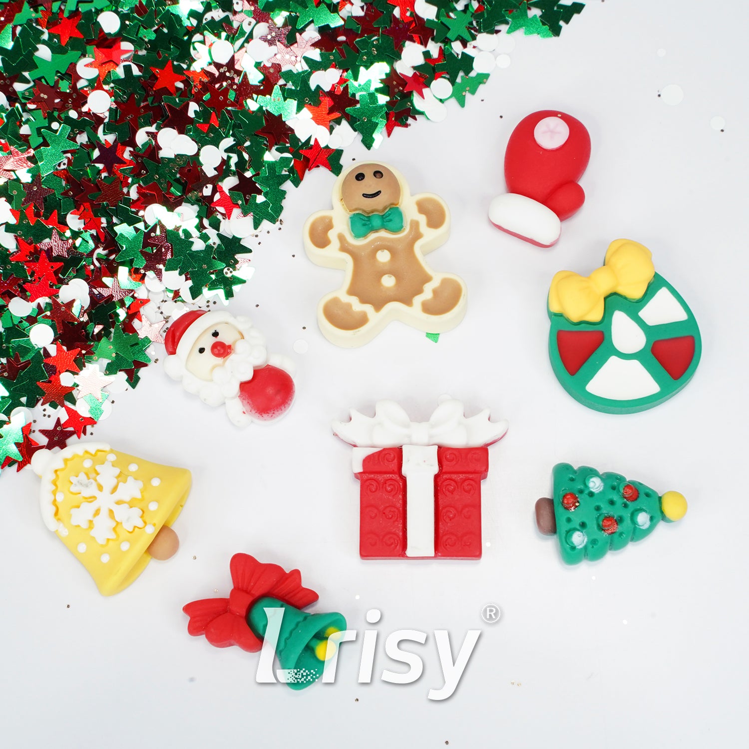 Lrisy Slime Charms Cabochons Jewelry Resin Ornament Accessories Set