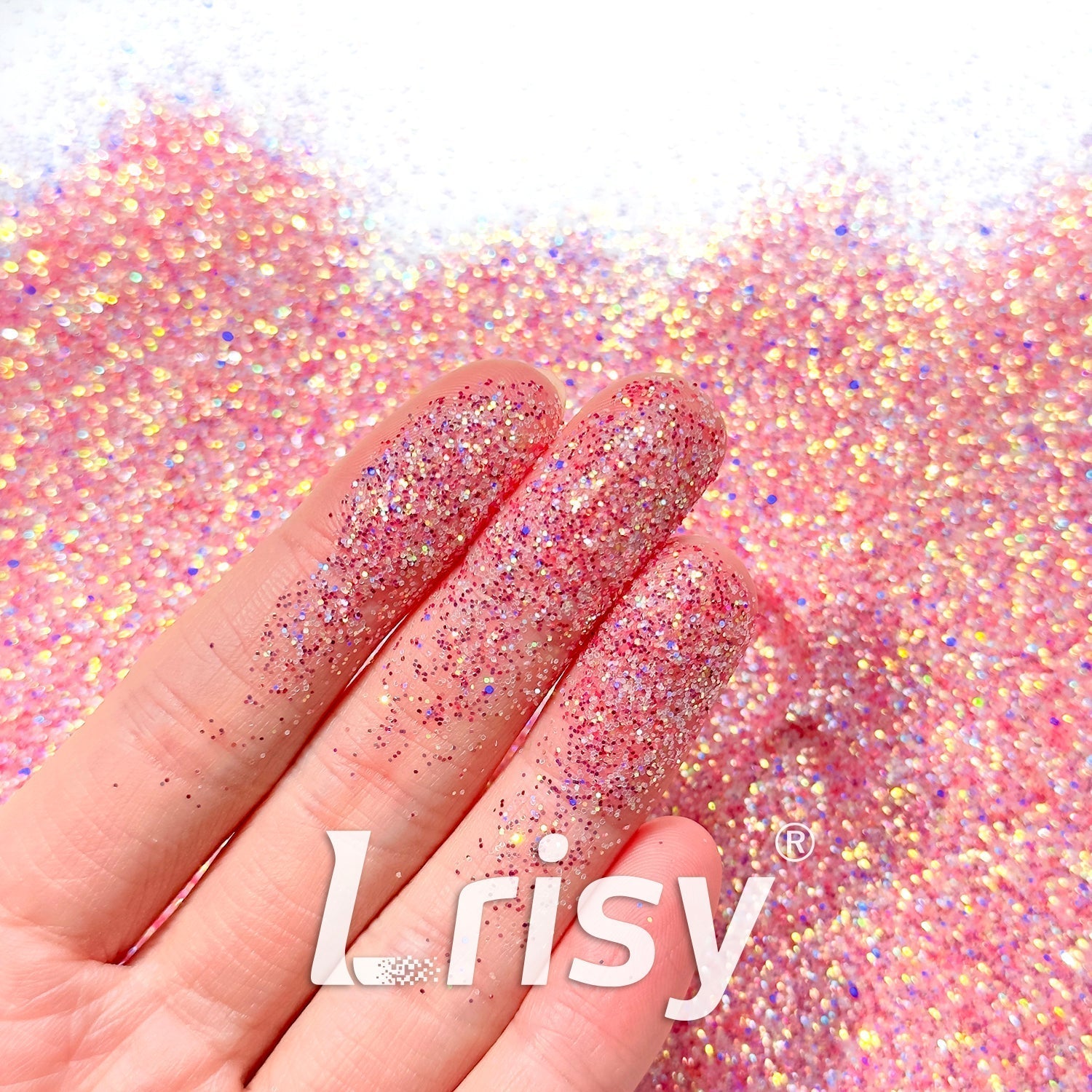 0.4mm Peony Red Brightness Iridescent Glitter RF05