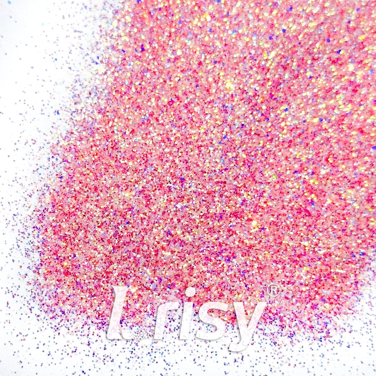 0.4mm Peony Red Brightness Iridescent Glitter RF05
