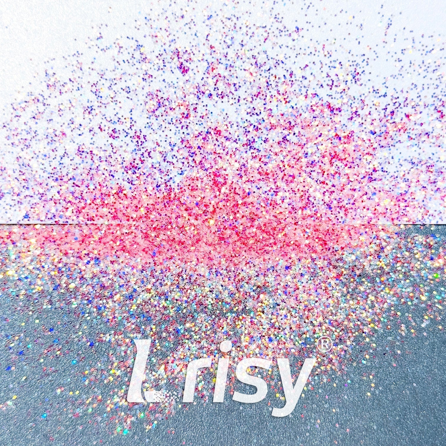 0.4mm Peony Red Brightness Iridescent Glitter RF05