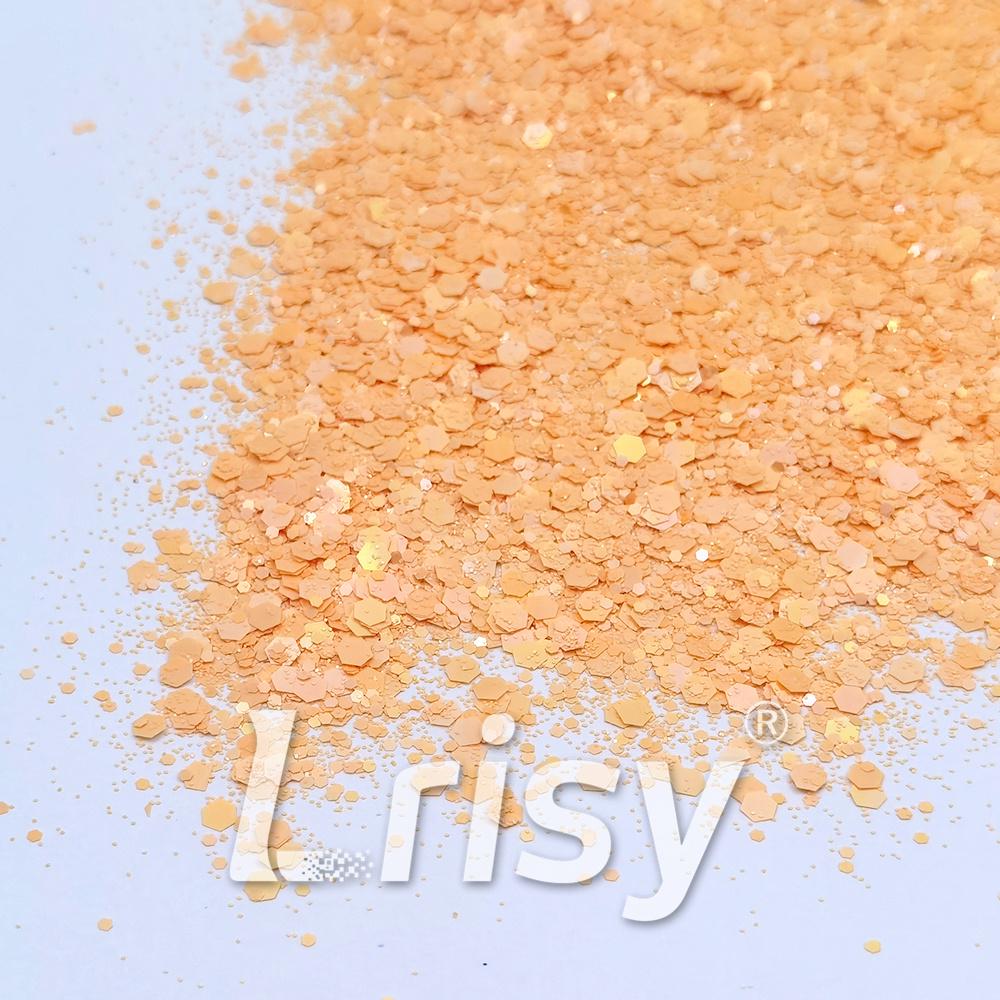 Macaron Color General Mixed Orange Glitter FC-E8037