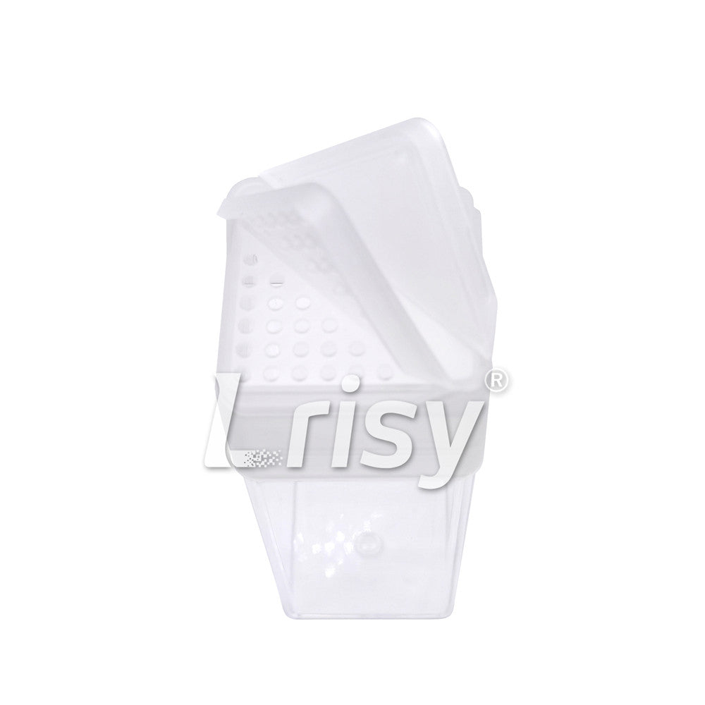 5 OZ Pack of 15 Pcs Square Glitter Shaker Jars 48 x 48 x 125mm