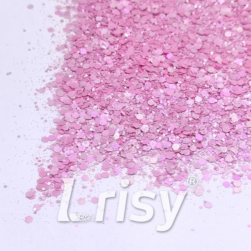 Macaron Color General Mixed Pink Glitter FC-E8056