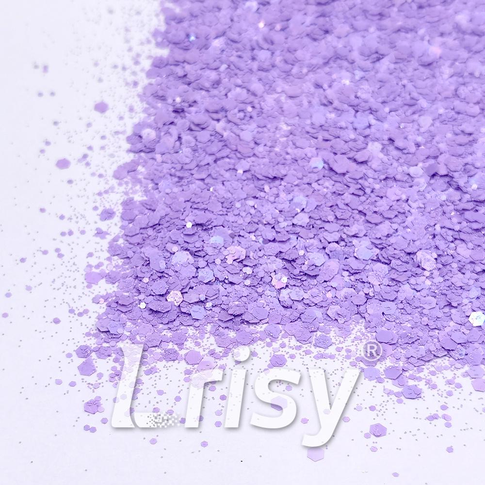 Macaron Color General Mixed Lavendar Purple Glitter FC-E8032