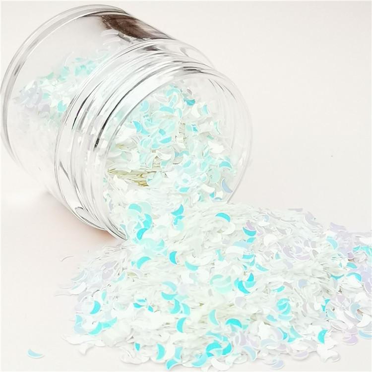 3mm Moon Ice Blue Glitter C021R