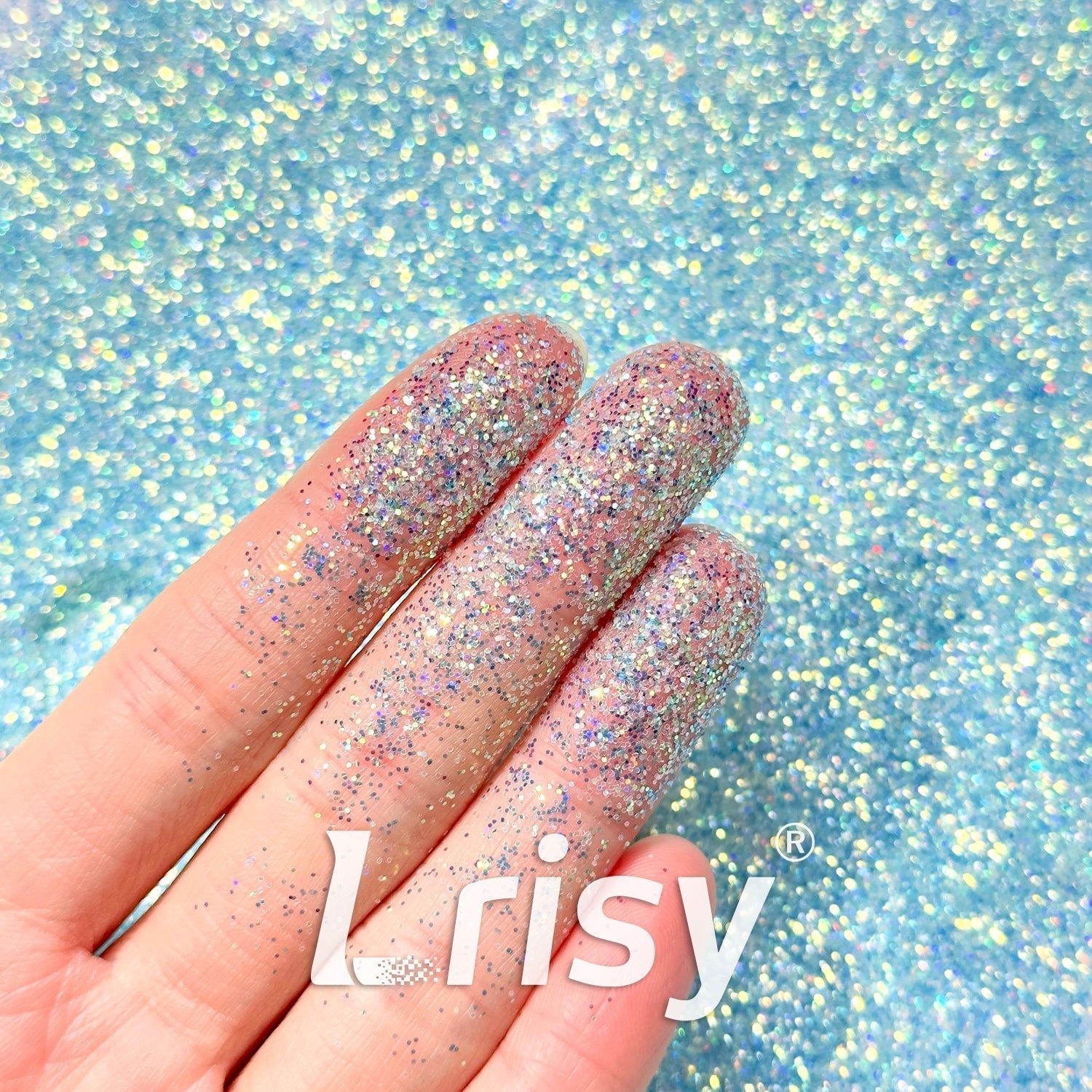 0.4mm Turquoise Green Brightness Iridescent Glitter RF06AR