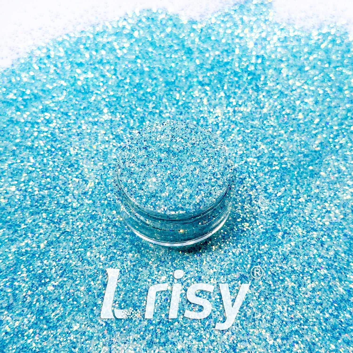 0.4mm Turquoise Green Brightness Iridescent Glitter RF06AR