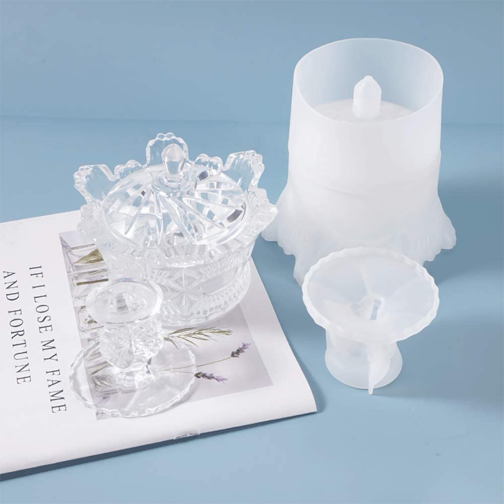 Crown Box Pack of 3 Silicone Resin Mold M-LYY-HGH001