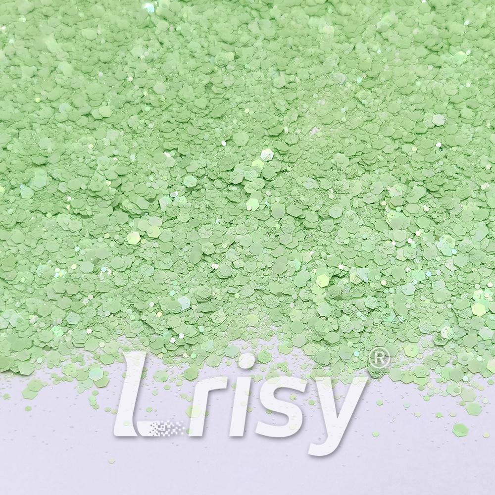 Macaron Color General Mixed Green Glitter FC-E8041