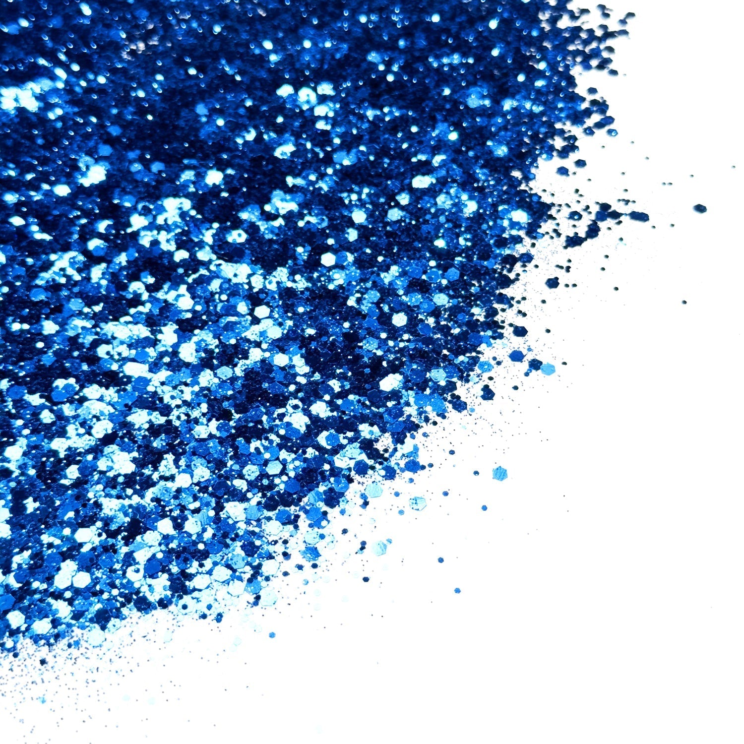 General Mixed Sapphire Blue Glitter Pure Color B0705