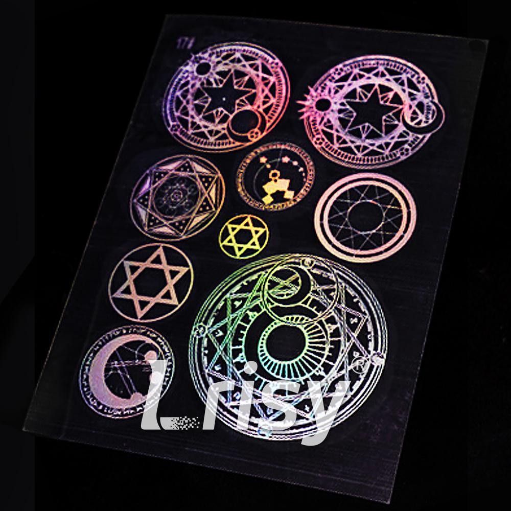 Lrisy (6 Pcs) Resin Supplies Set Resin Stickers