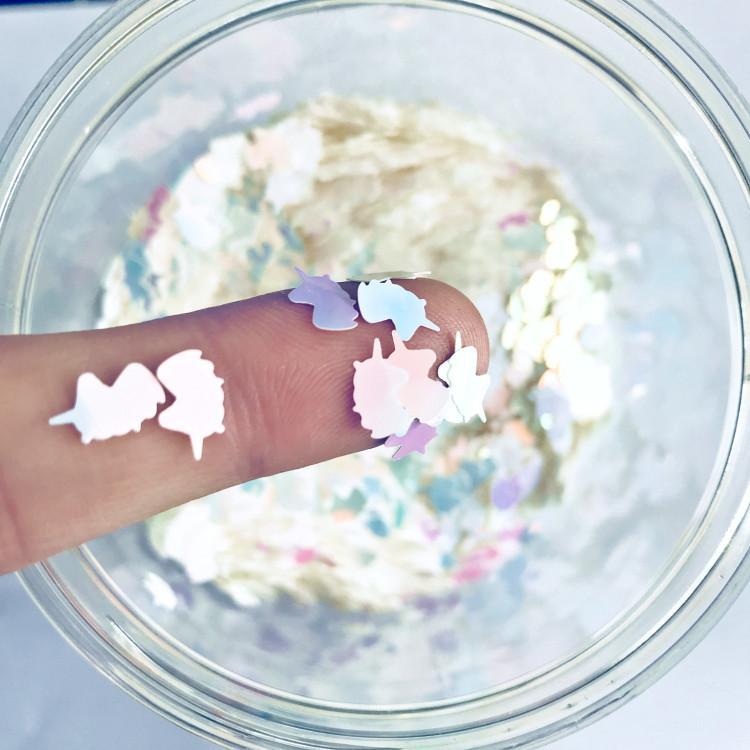 Unicorn Ice Blue Glitter C021R