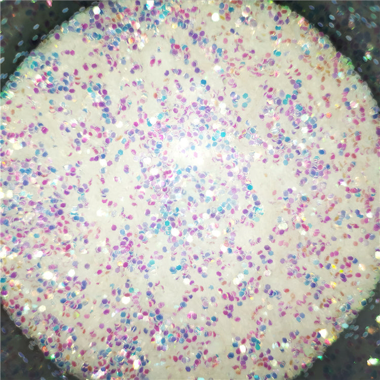 1mm Hexagon Shapes Dream Blue Chunky Glitter C004