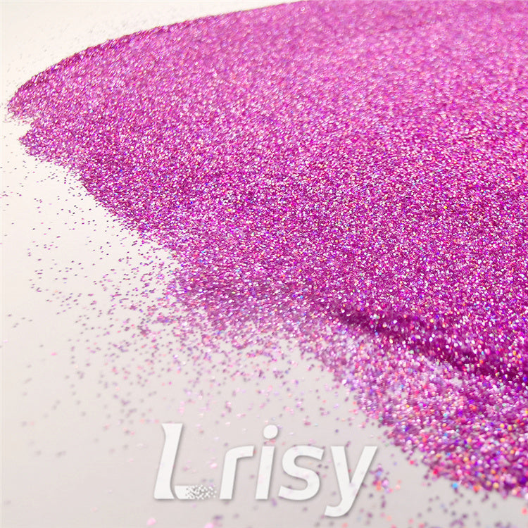 0.2mm Hexagon Shapes Laser Pink Glitter LB0901