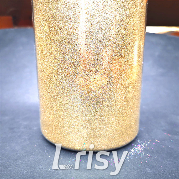 0.2mm Hexagon Shapes Champagne Gold Glitter B0212