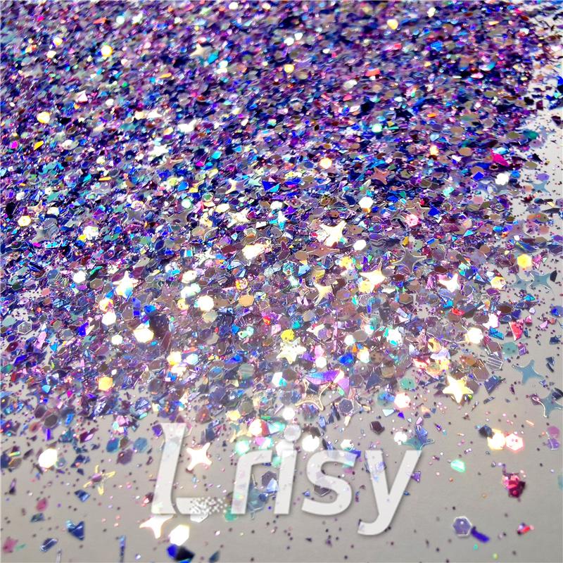 Custom Mixed Galaxy Iridescent Glitter YH01 (By Chris.e KC)