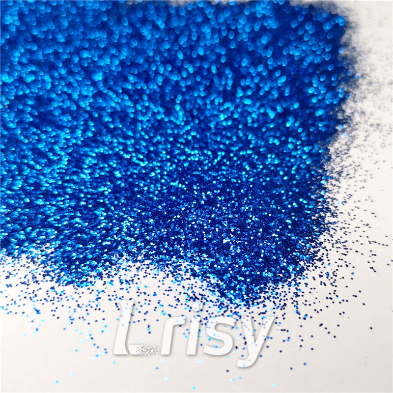 0.2mm hexagon blue cosmetic grade biodegradable glitter in bulk BIO007