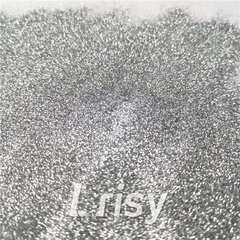 0.2mm hexagon silver cosmetic grade biodegradable glitter in bulk BIO001