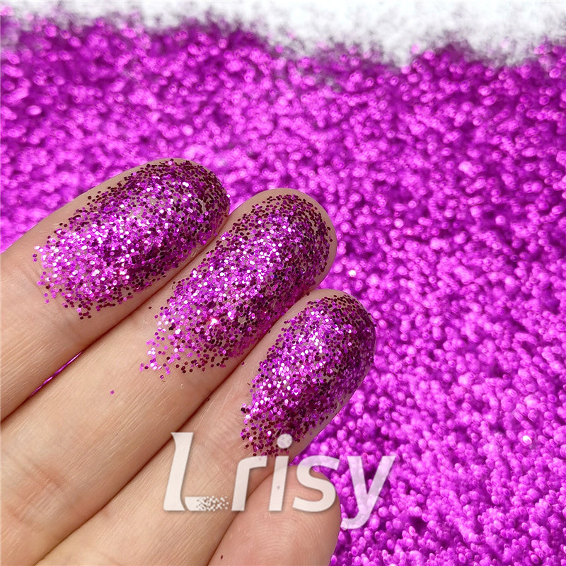 0.2mm hexagon purple cosmetic grade biodegradable glitter in bulk BIO008