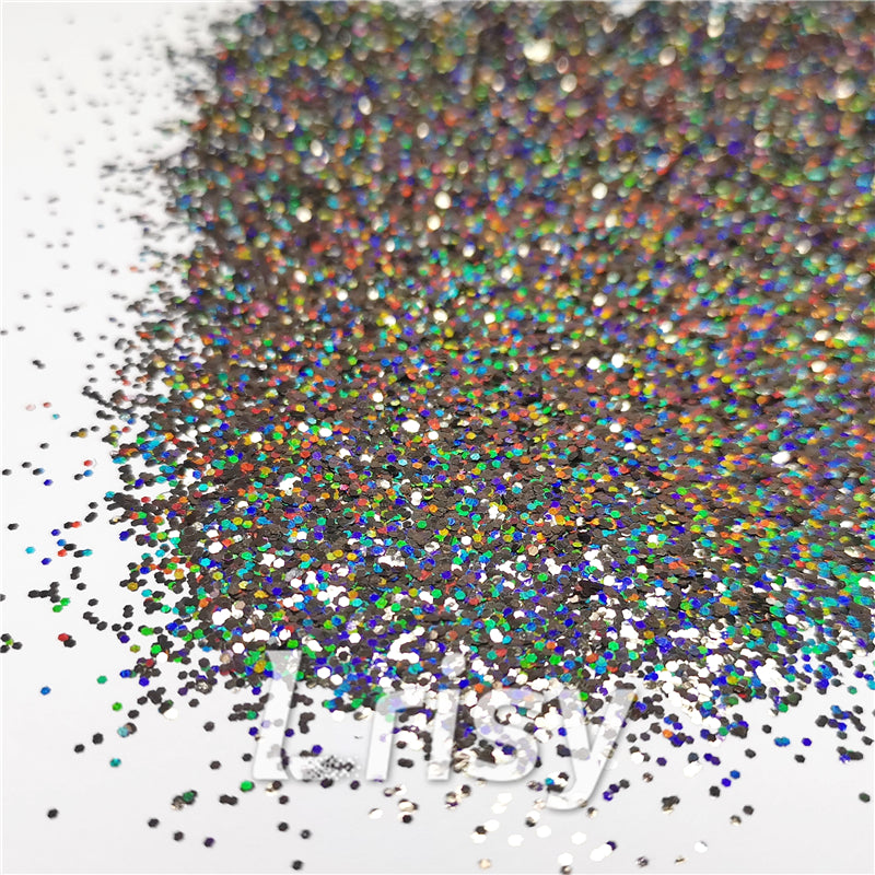 0.8mm Hexagon Cosmetic Grade Holographic Brown Glitter SLG012