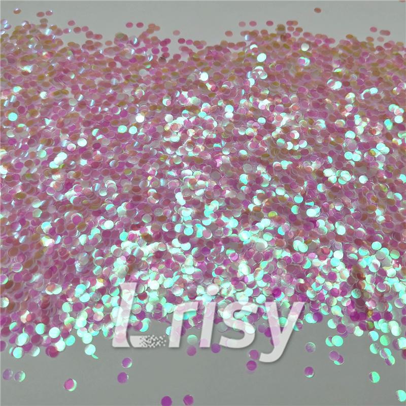 3mm Round Shapes Dream Pink Glitter C003