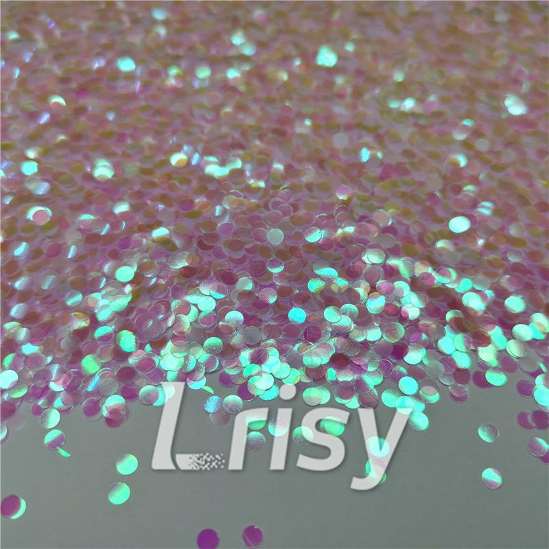 3mm Round Shapes Dream Pink Glitter C003