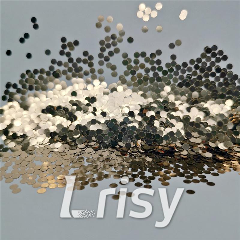 3mm Round Shaped Matallic Sand Gold Glitter B0213