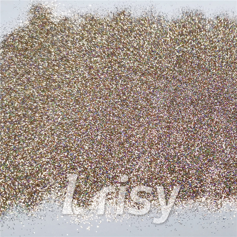 0.2mm Holographic Pigment Sand Gold Glitter Cosmetic Grade SLG002