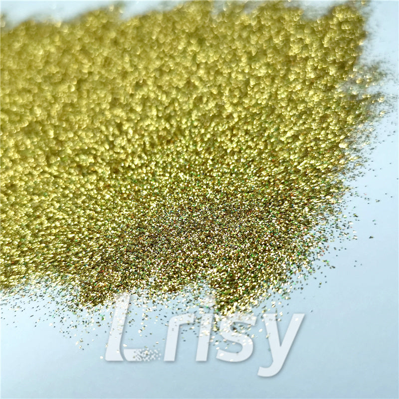 0.2mm Holographic Pigment Gold Glitter Cosmetic Grade SLG003