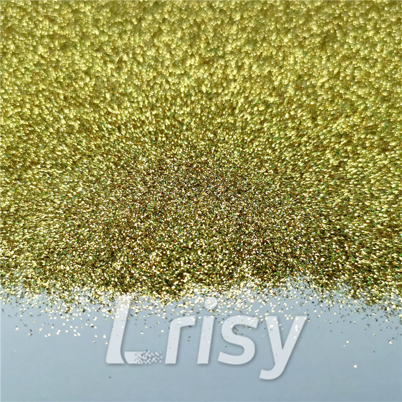 0.2mm Holographic Pigment Gold Glitter Cosmetic Grade SLG003