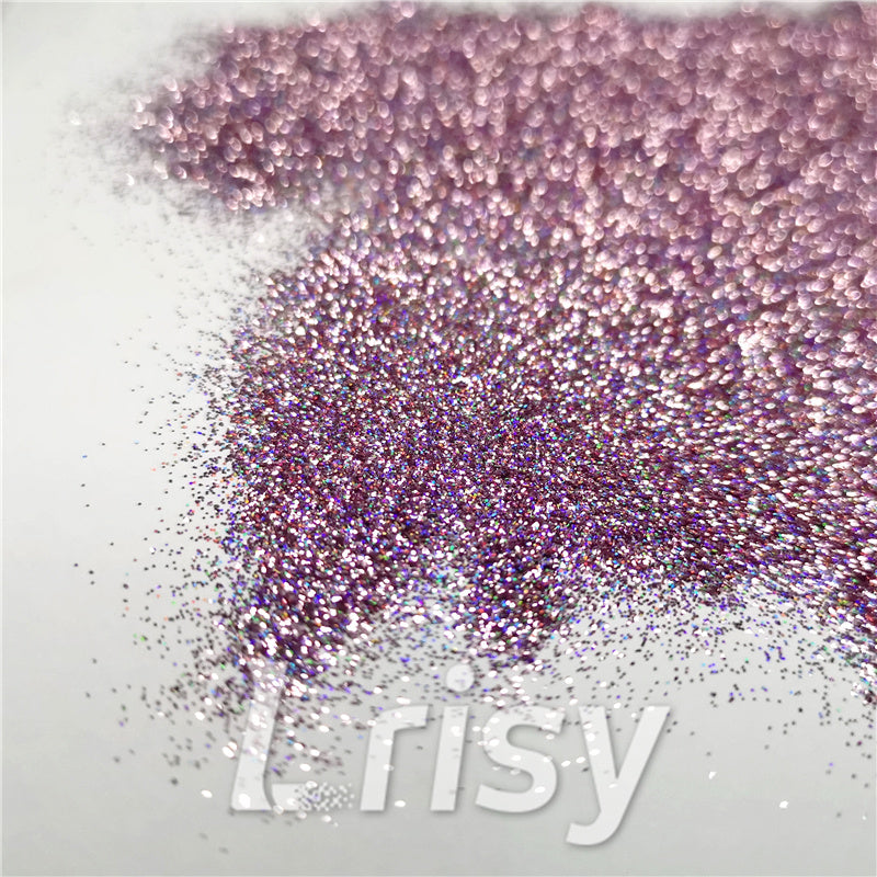 0.2mm Holographic Pigment Light Pink Glitter Cosmetic Grade SLG005