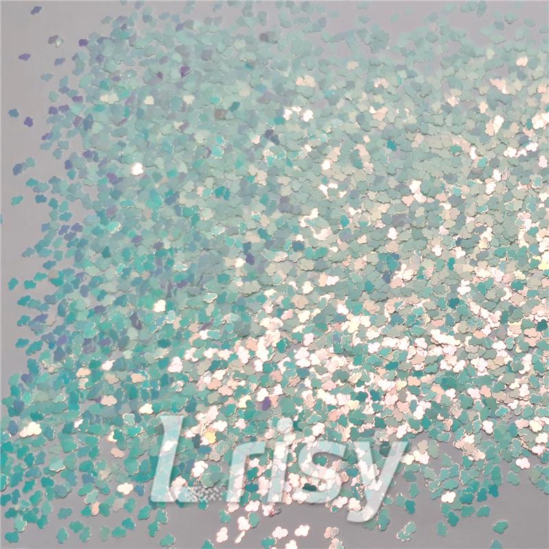 3mm Cloud Ice Blue Glitter C021R
