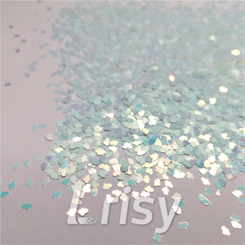 3mm Cloud Ice Blue Glitter C021R