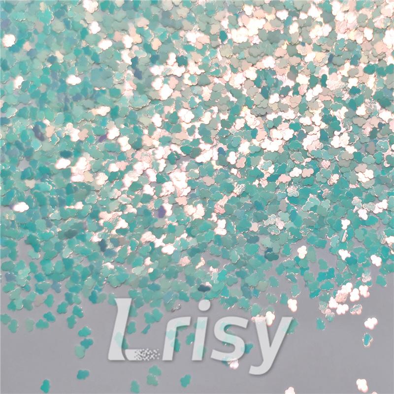 3mm Cloud Ice Blue Glitter C021R