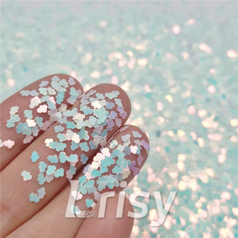 3mm Cloud Ice Blue Glitter C021R