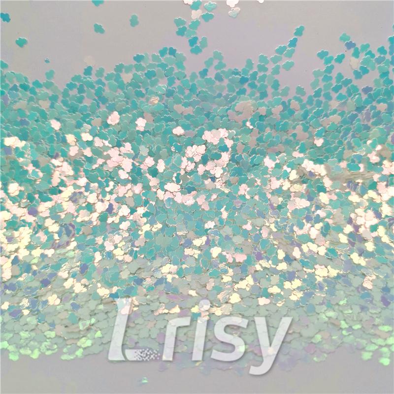 3mm Cloud Ice Blue Glitter C021R