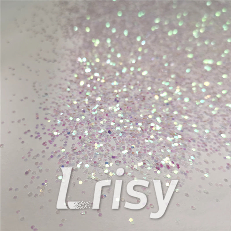 1mm Hexagon Shapes Dream Blue Chunky Glitter C004