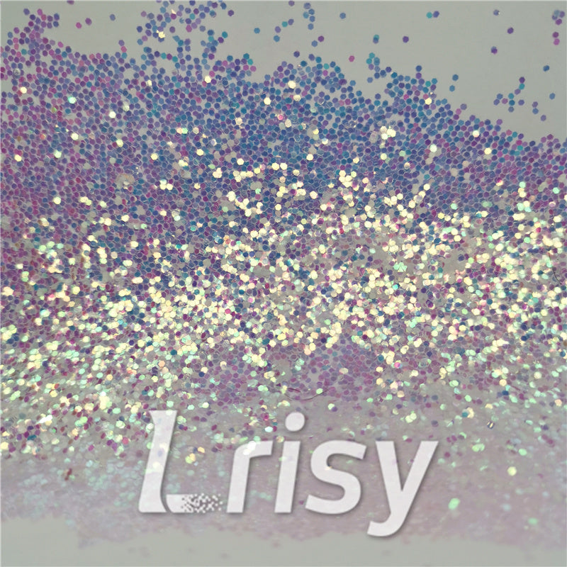 1mm Hexagon Shapes Dream Blue Chunky Glitter C004