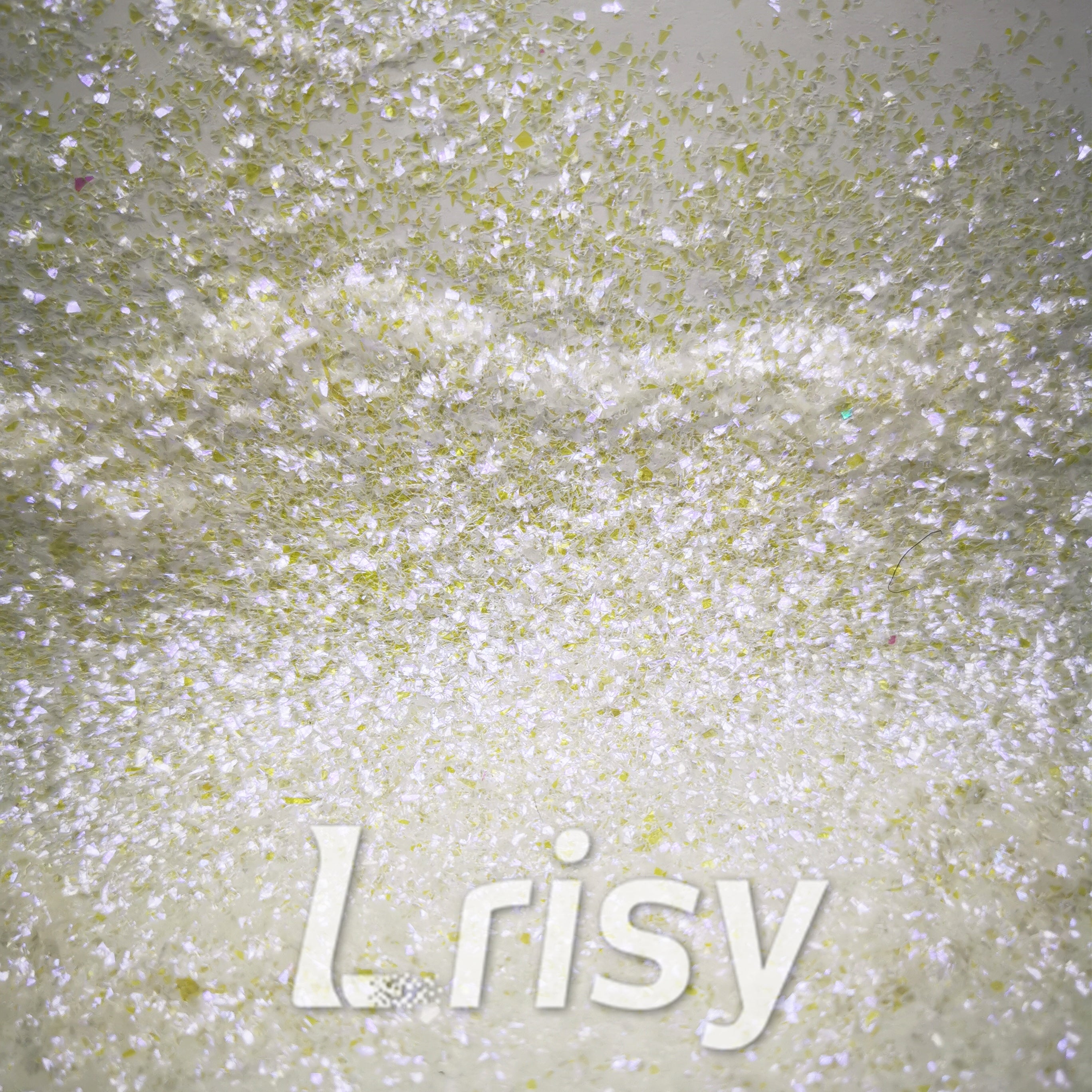 Iridescent Cellophane Glitter Shards (Flakes) C014 2x2