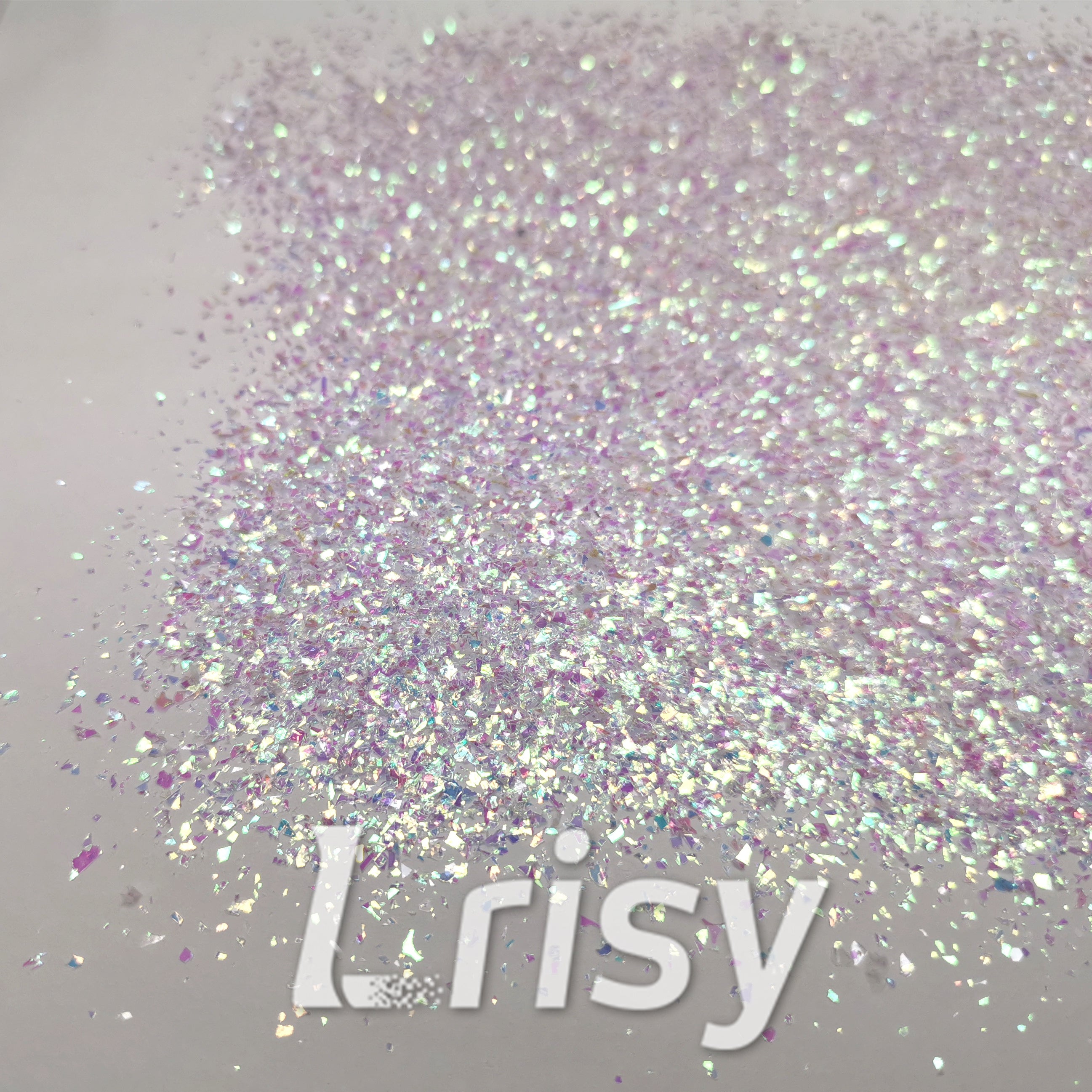 Iridescent Cellophane Glitter Shards (Flakes) C004 2x2