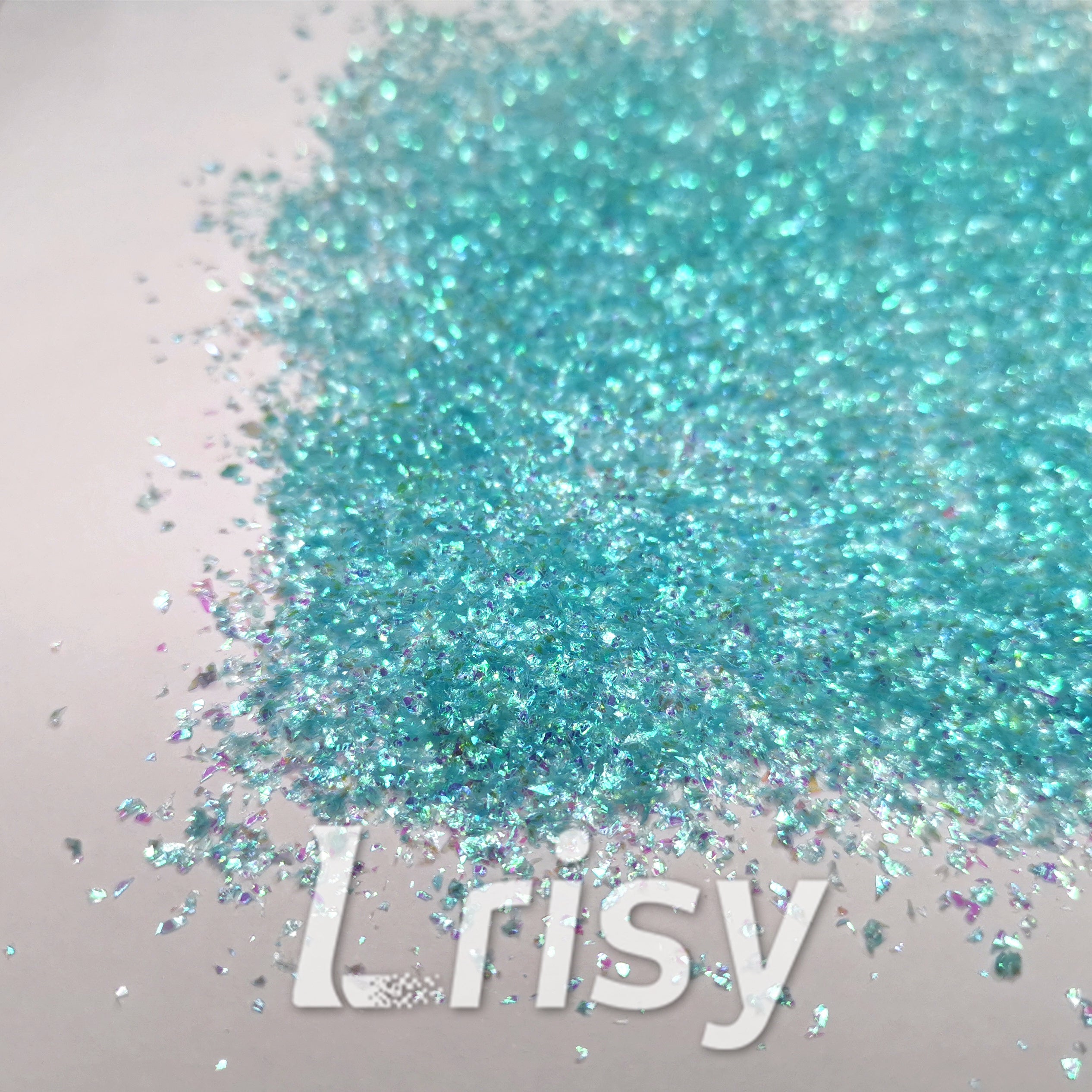 Iridescent Cellophane Glitter Shards (Flakes) C007 2x2