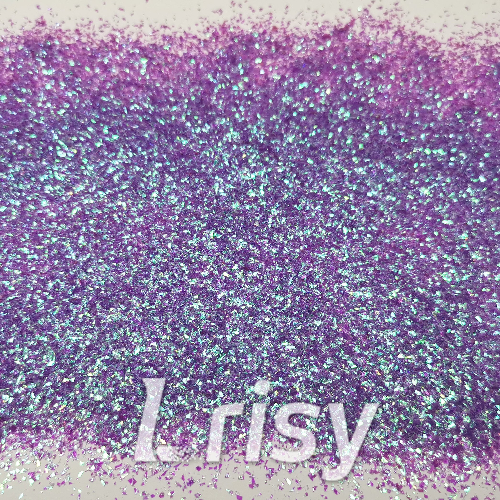 Iridescent Cellophane Glitter Shards (Flakes) C006 2x2